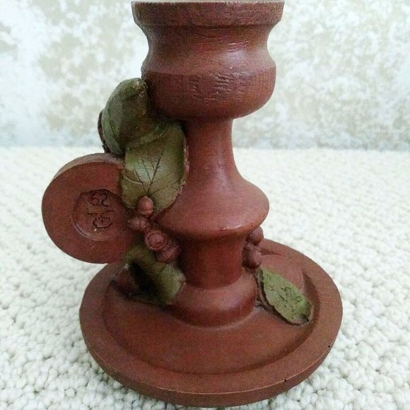 Thomas Clark Gnome Candle Holders Mrs Wink and Wink Too Vintage 1980s - Picture 7 of 8